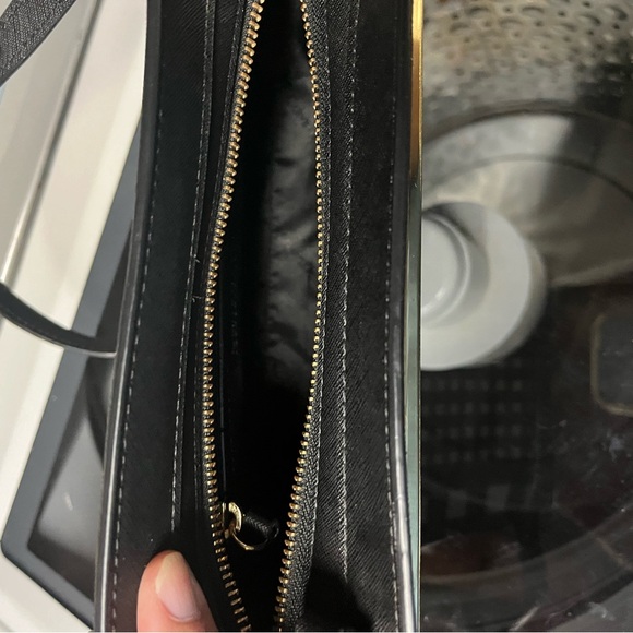 Calvin Klein Black and White Checkered Crossbody Bag - Picture 8 of 8